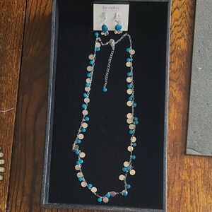 Lia Sophia "Jamboree" Necklace & "Swimming Hole" Earrings